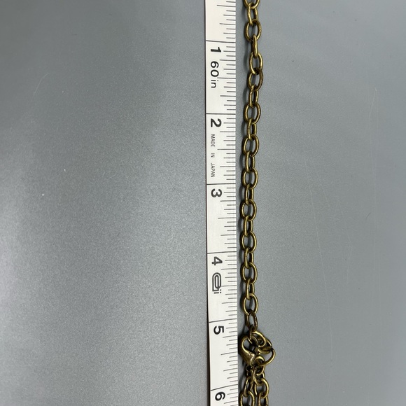 Orange Colorburst Crystal Necklace - Picture 3 of 3